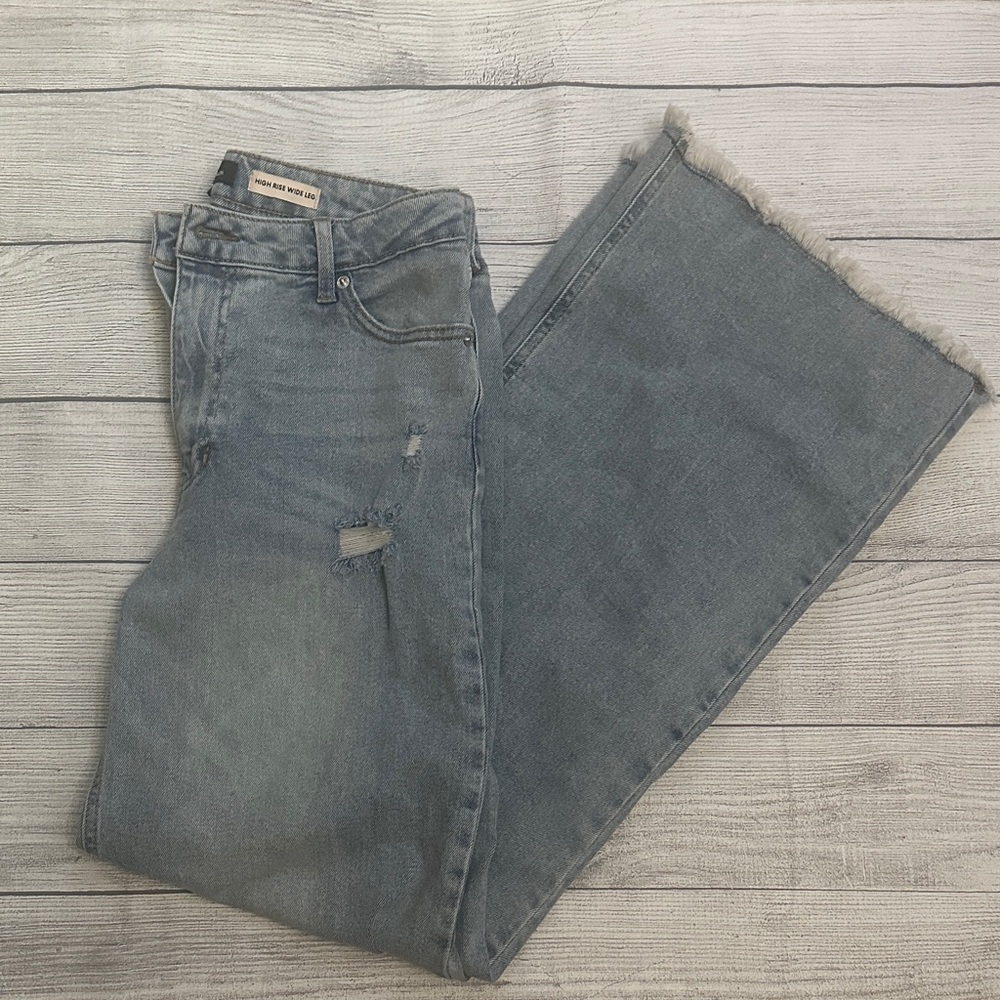 BCBGeneration Wide Leg‎ High Rise Jeans 9 29 - Picture 2 of 5